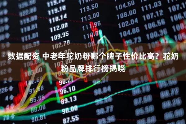 数据配资 中老年驼奶粉哪个牌子性价比高？驼奶粉品牌排行榜揭晓